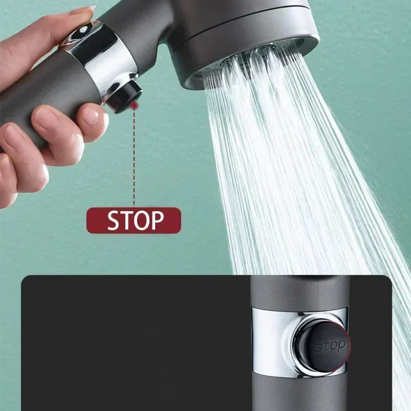 SmartHead™  3 Modes Shower Head With High Pressure