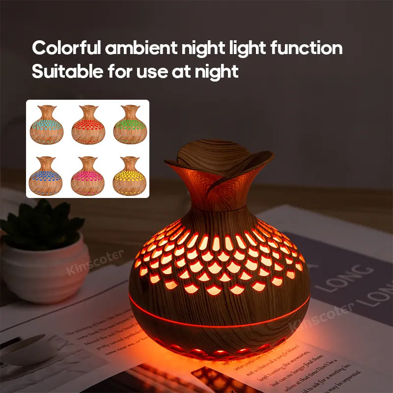 WoodCraft™  RGB Humidifier & Aroma Diffuser Atomizer